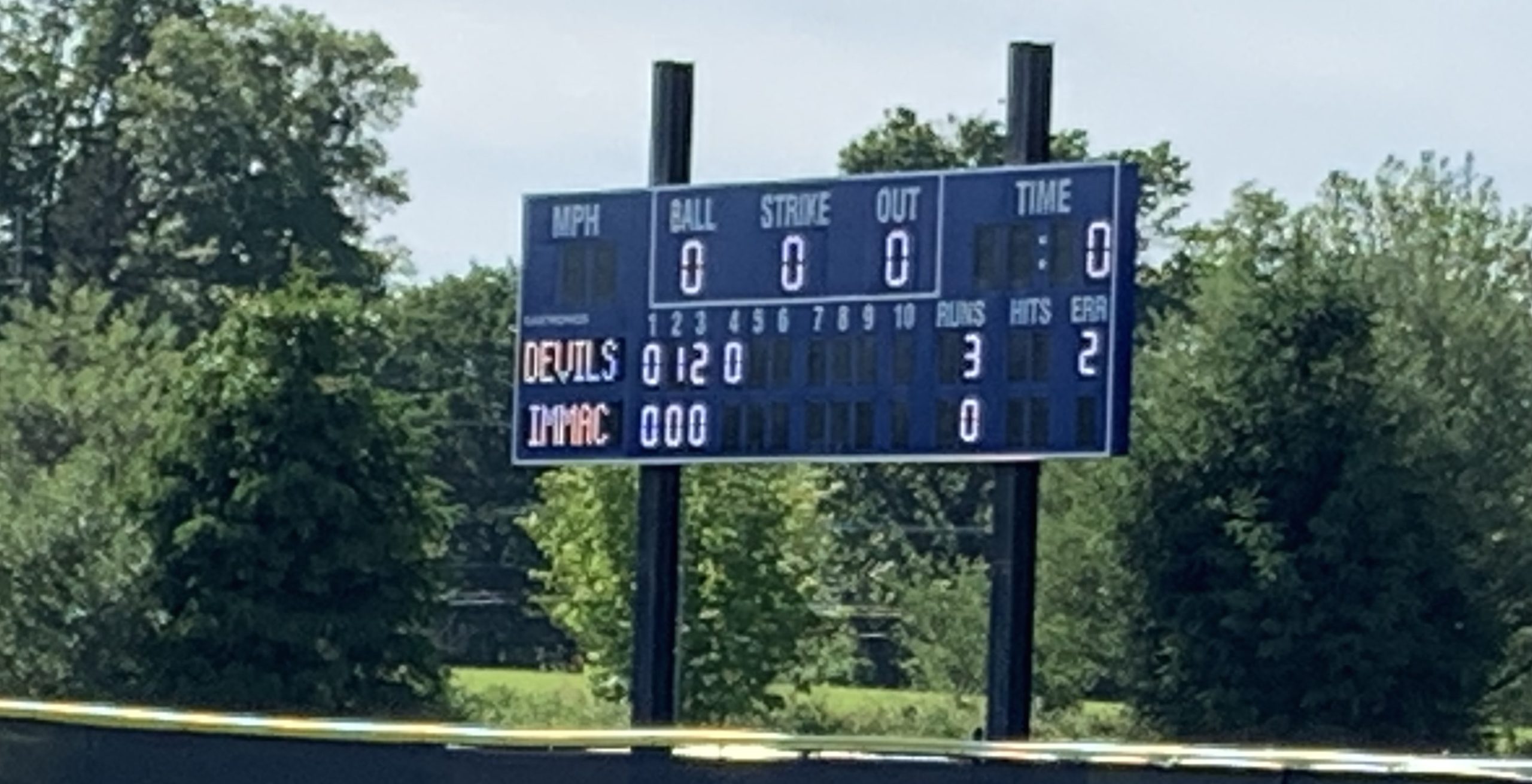 New scoreboards in place as upgrades continue at Diamond Nation