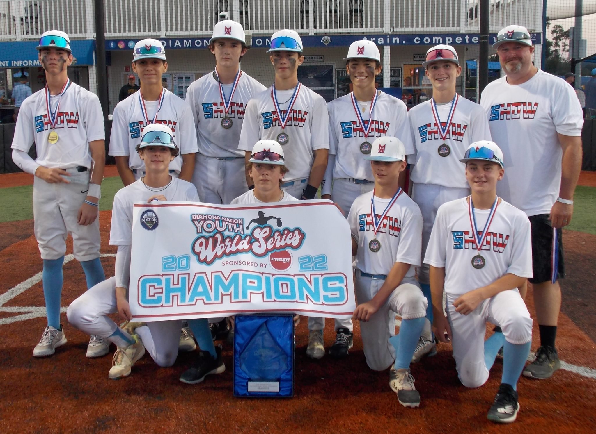 Superb pitching steers MA Show to 13UBlue World Series title Diamond