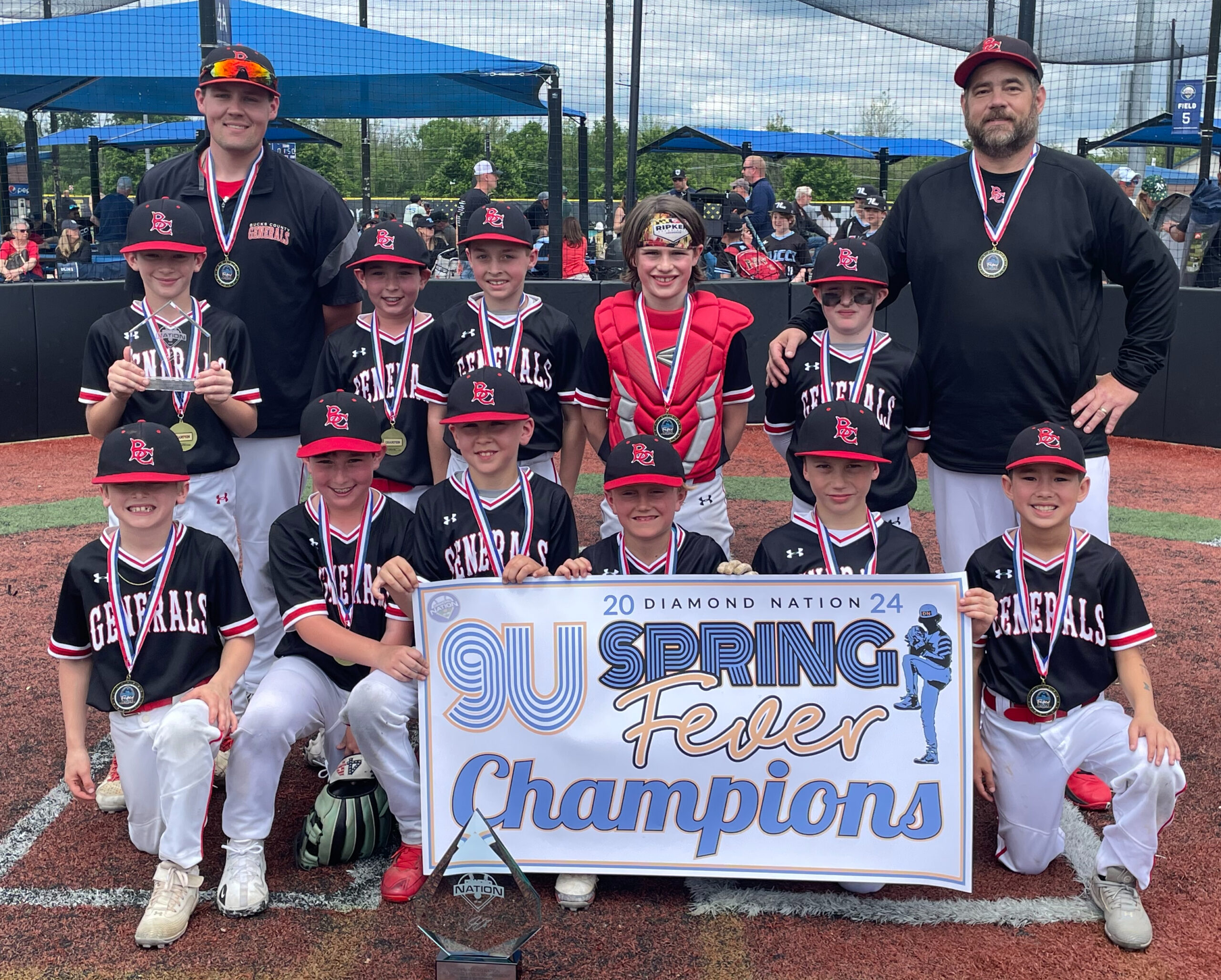 Close shave but Bucks County Generals nail down 9U Spring Fever title