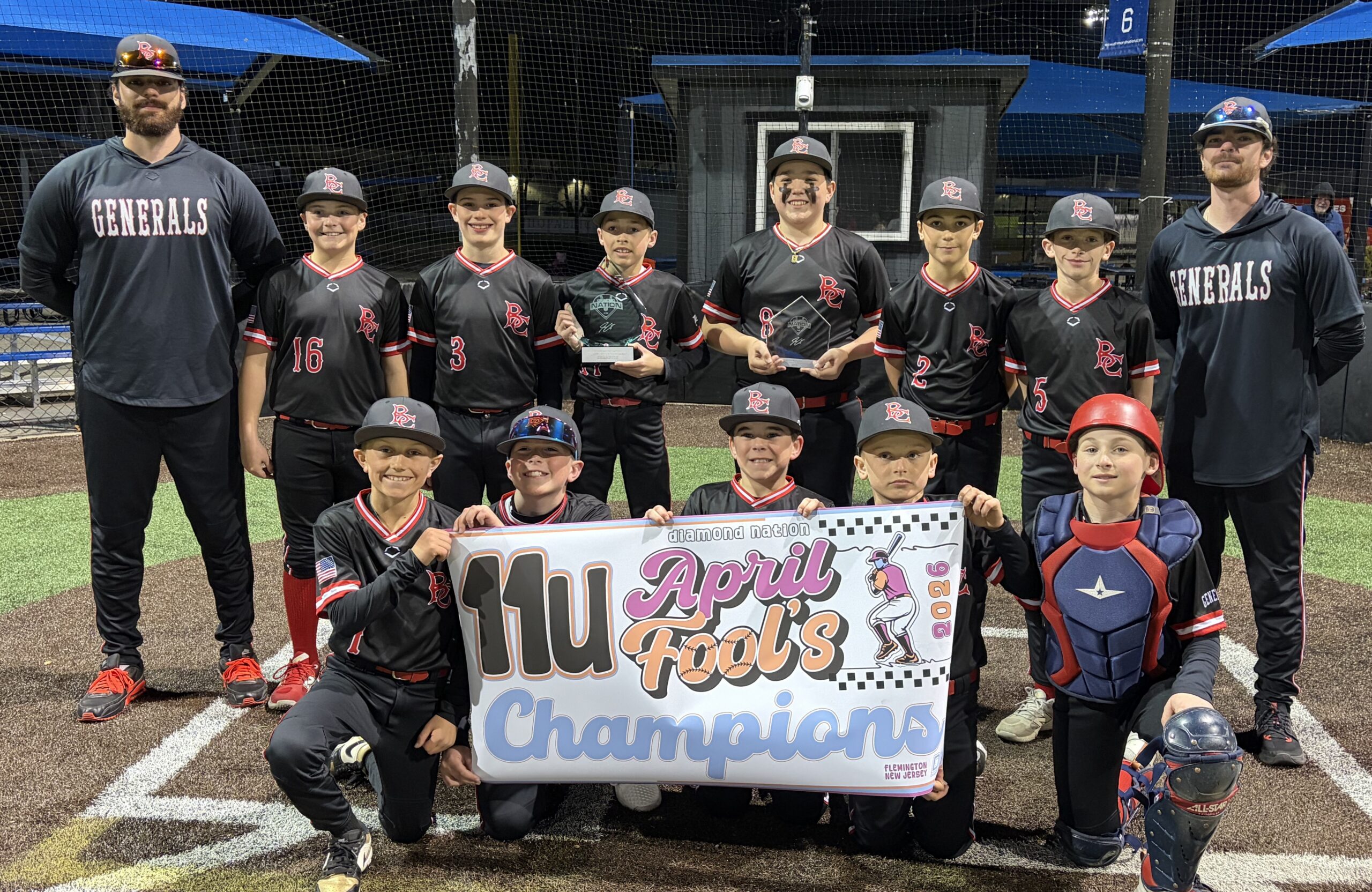 Rider’s arm, late insurance runs send Generals to 11U April Fools title ...